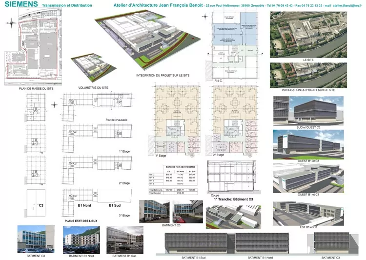 Croquis concours siemens architecture