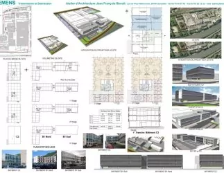 Croquis concours siemens architecture